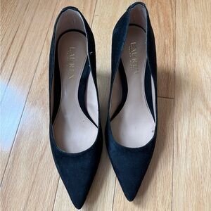 Ralph Lauren black heels